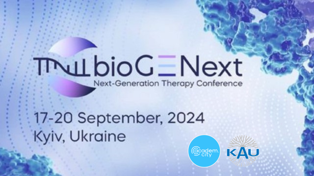 Міжнародна наукова конференція BioGENext – дослідження та розробка терапії наступного покоління